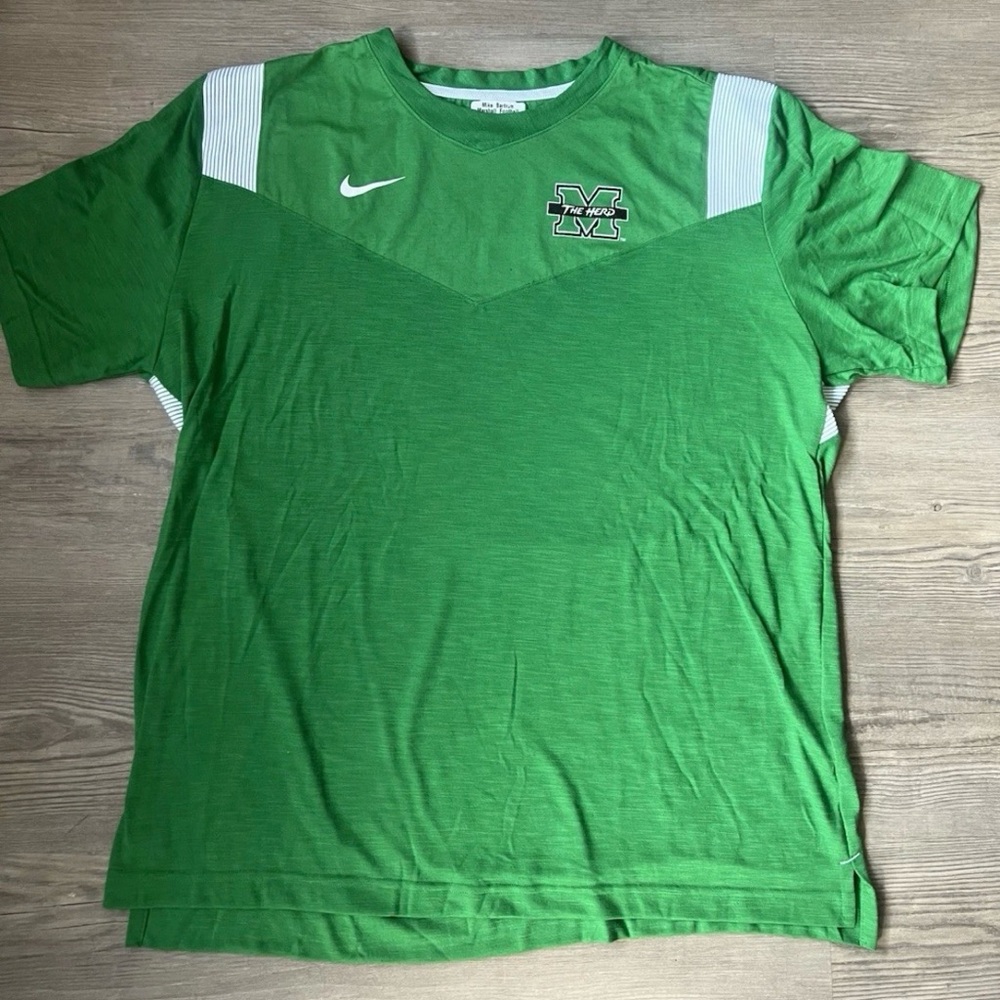 Nike Men’s Marshall Thundering Herd Mike Bartrum Practice Worn Dri-Fit